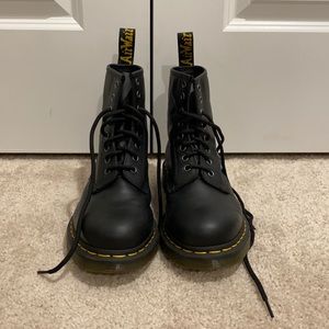 Black Dr Martens - Size 8. Used.
